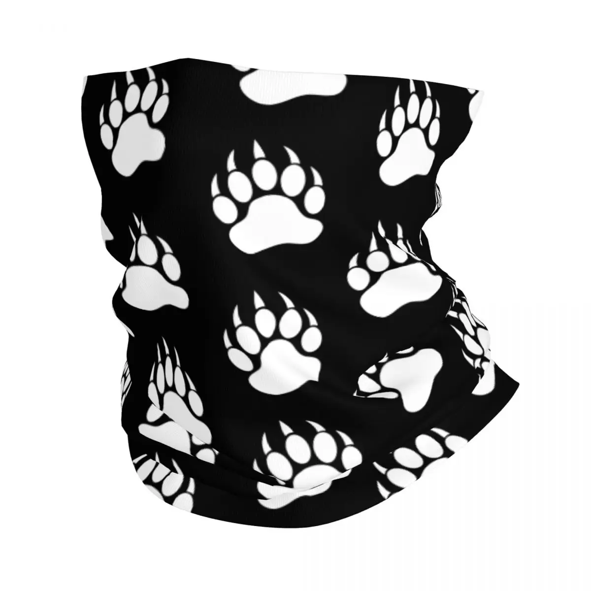 

Бандана в виде медвежьей лапы, воротник, гетры, защита от УФ-лучей, шарф для лица, женская и мужская повязка на голову, Балаклава