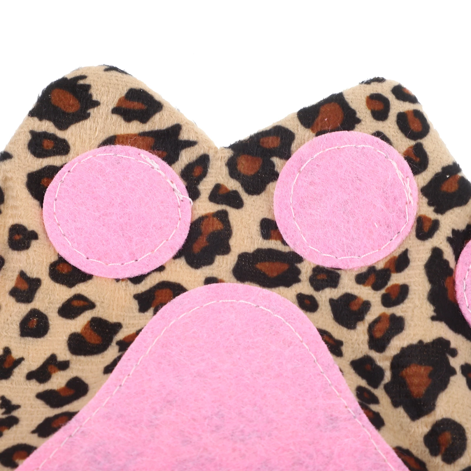 

1 set Leopard Costume Set Animal Ears Headband Tail Halloween Cosplay Supplies Party Accessories Hair