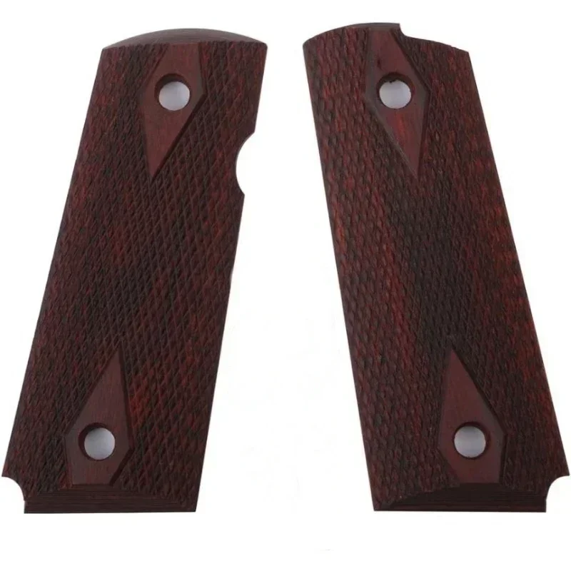 1911 lidar com pistola remendo antiderrapante tratamento remendo diy pintura antiderrapante punho de madeira material decorativo matéria-prima presente masculino