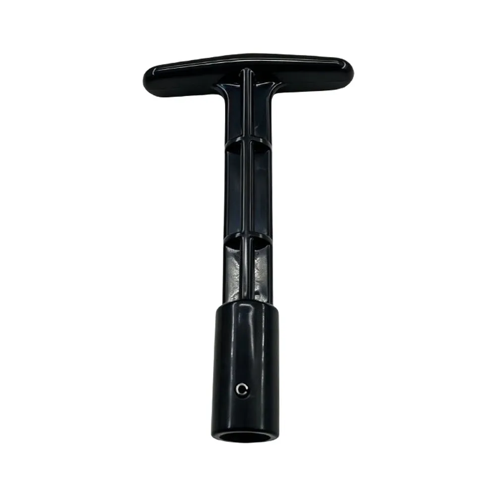 Swimming Pool Filter Handle PVC Push Pull Valve Handle Effortless Installation Design Compact Dimensions Fit Black