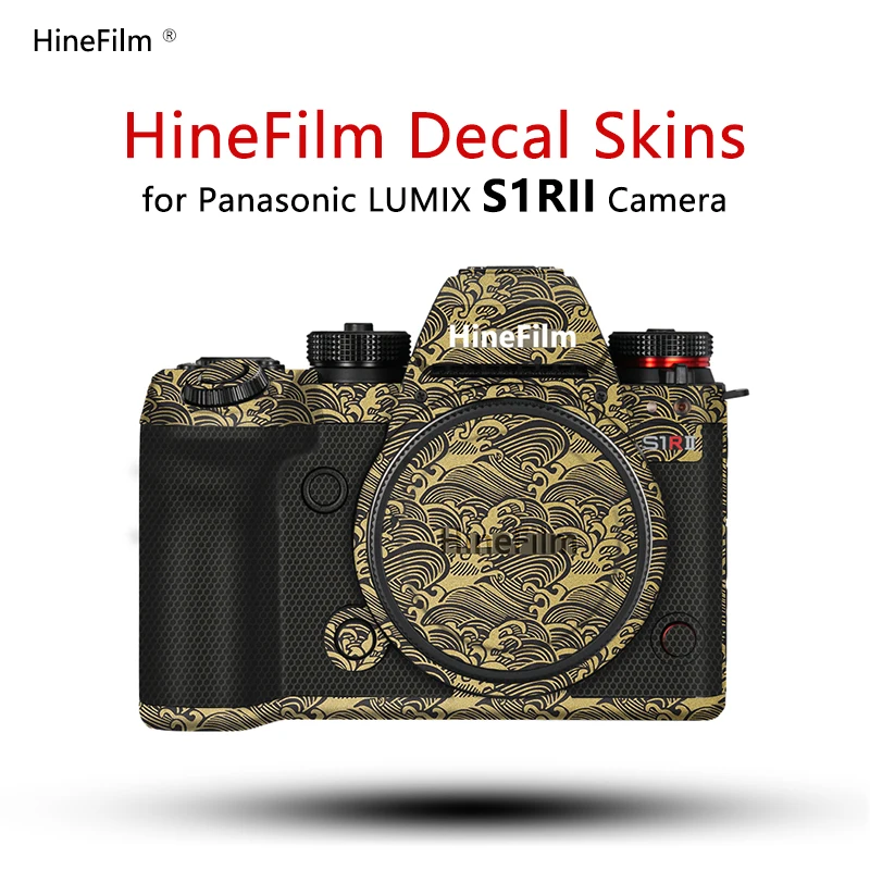 Hinefilm الجلد لباناسونيك DC-S1RII كاميرا ملصق S1RM2 الجلد الواقي ل Lumix S1R2 كاميرا حامي S1 RII التفاف ملصق