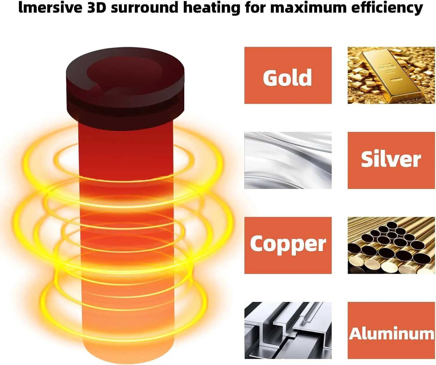 1500W Kinway New Arrival Jewelry Casting Machine Melting Machine Oven Furnace Machine for Gold Silver Copper Smelting