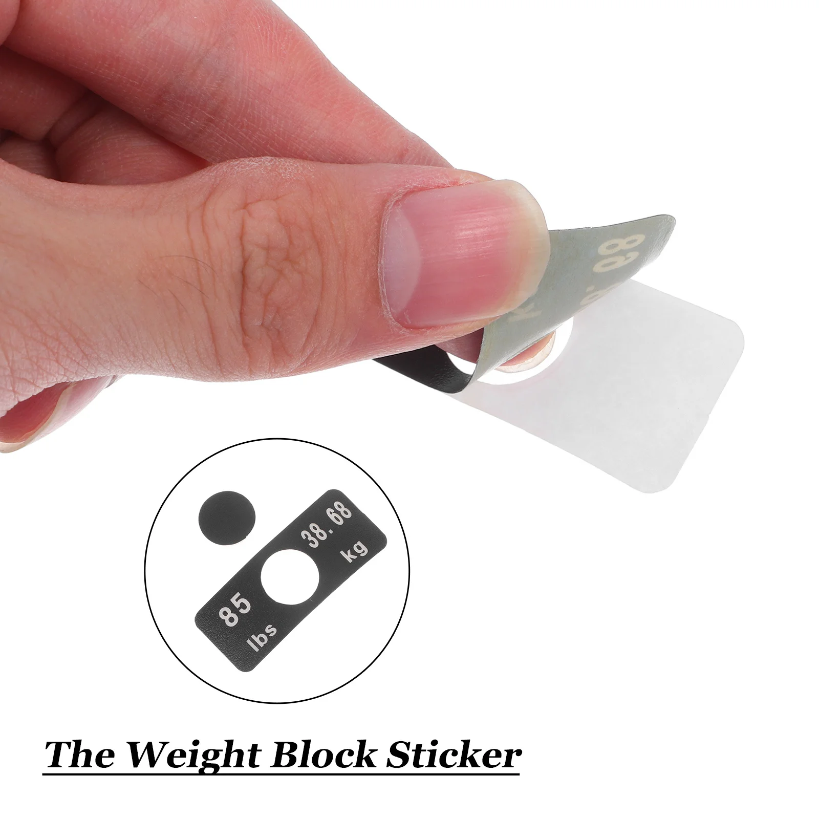 Gym Equipment Stickers Weight Label Stickers for Sorting and Identifying Weights on Gym Tools Multipurpose Weight Sticker Labels