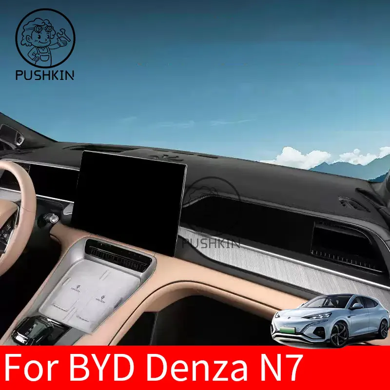 

RHD LHD для BYD Denza N7 2025 2024 2023, чехол для приборной панели автомобиля, солнцезащитный козырек от солнца, анти-УФ-светильник, аксессуары