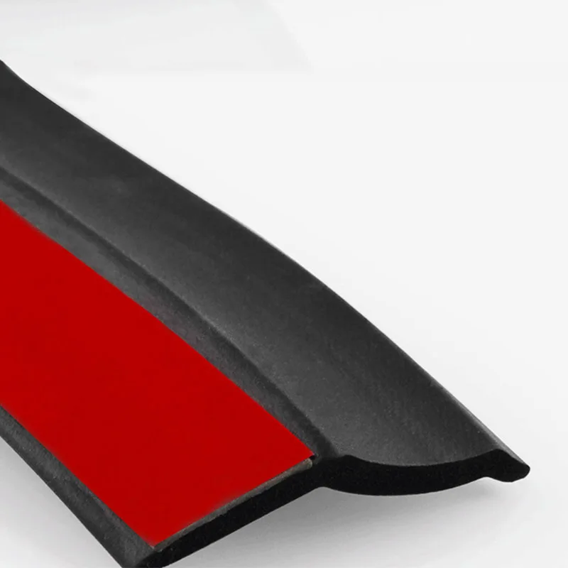 Universal Car Front Bumper Spoiler Lips Rubber Skirt Protector Body Trim Bumper Lip Strip Car Bumper Protector