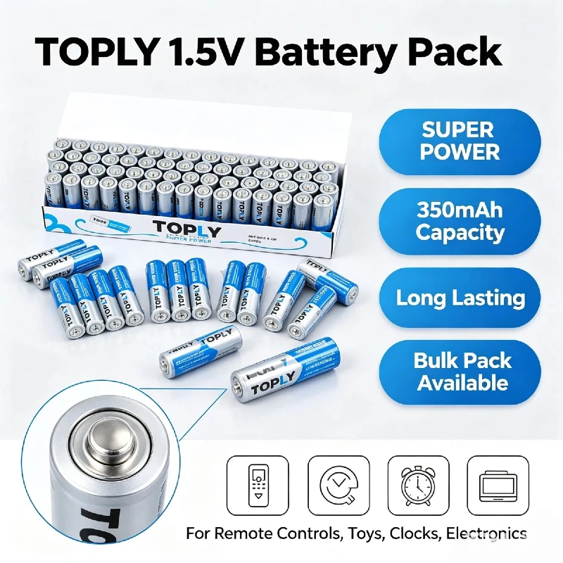 1.5V AA Carbon-Zinc Disposable Dry Batteries for Wireless Mouse Keyboard Remote Control Small Household Electronics