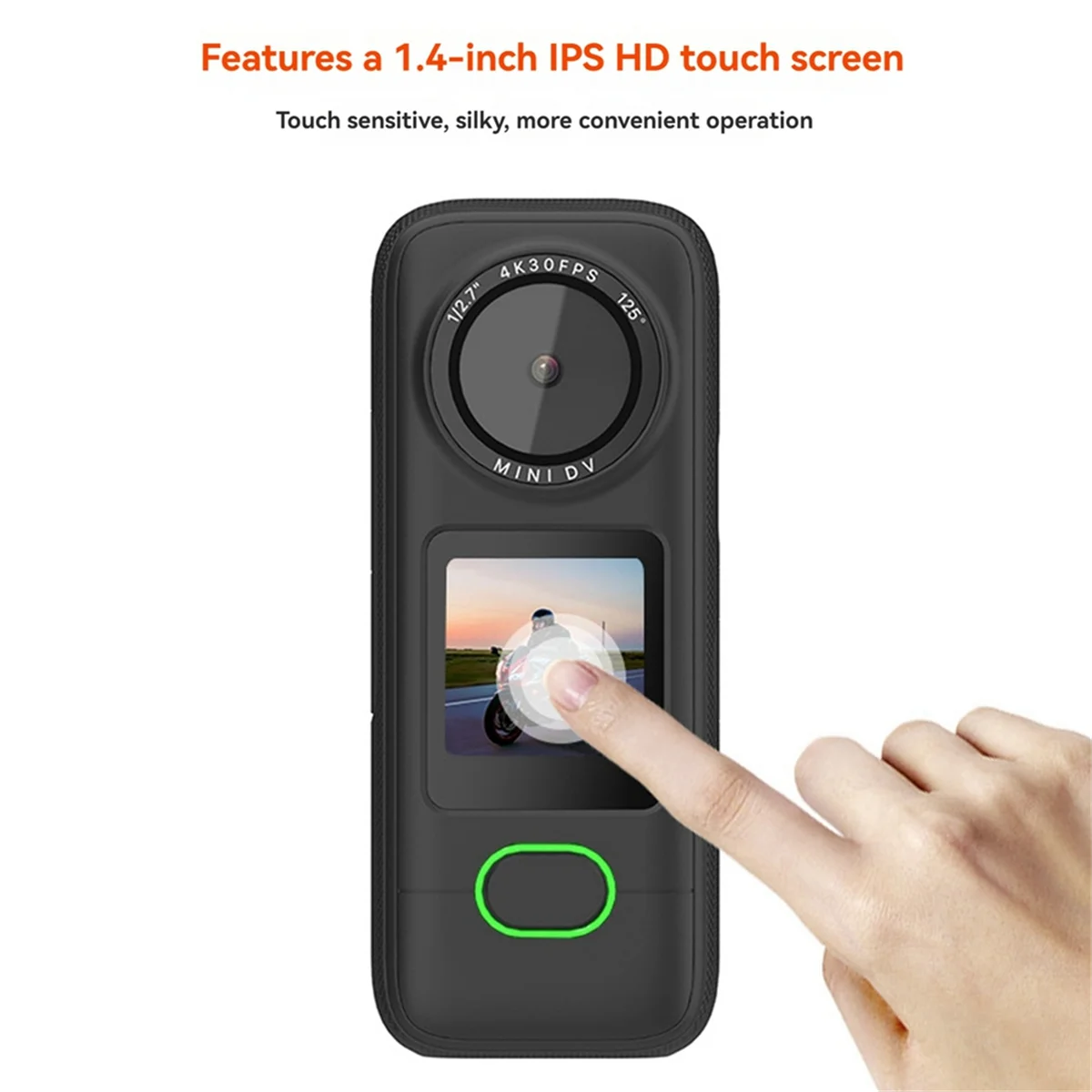 M20K 4K HD Night Vision WiFi กล้องกีฬาหน้าจอสัมผัสกันน้ํา Anti-Shake Cross-Border กีฬากล้องอุปกรณ์เสริม