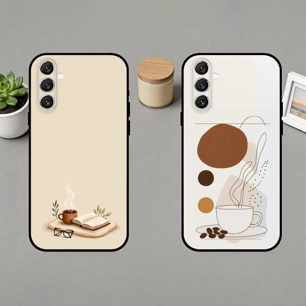 

C-coffee Phone Case For Samsung Galaxy A91,80,73,72 ,71,53,52,32 ,31,22,21s,20,Soft Black Case