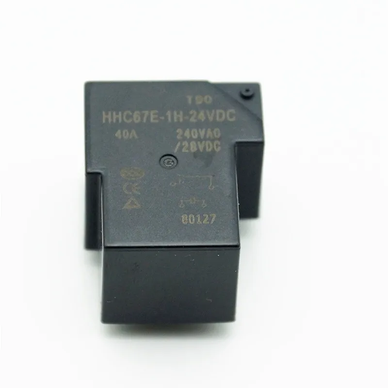 1PC Mini Power Relays PCB Type HHC67E-1H(T90) 40A 240V AC/28V DC 4 Pin DC 12/24V Coil SPST Contact