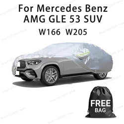 Car cover For Mercedes Benz AMG GLE 53 SUV W166 Waterproof sun protection cover Scratch resistant cars accessories