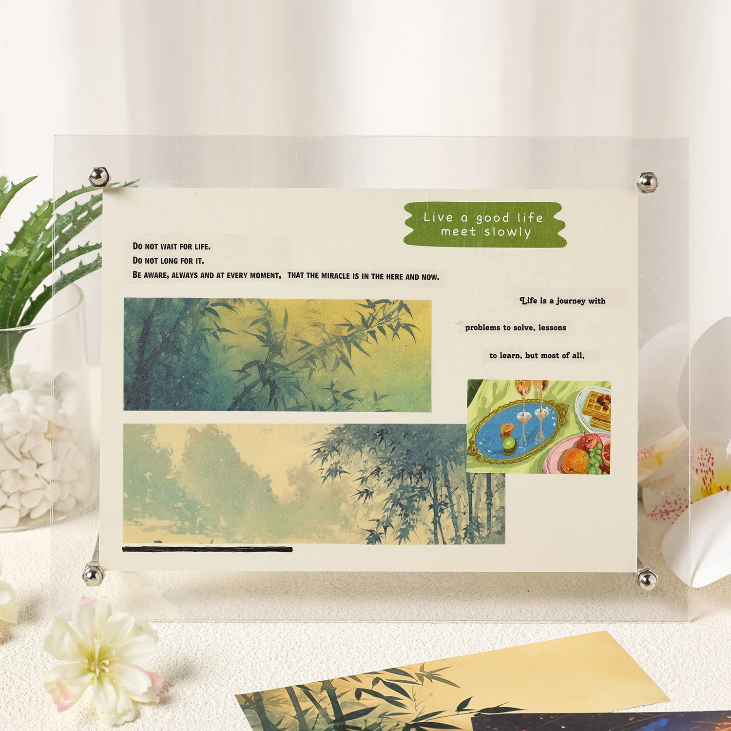 30pcs/lot Kawaii Stationery Stickers Natural Imagery Set Diary Planner Decorative Mobile Sticker Scrapbooking DIY Craft Sticker