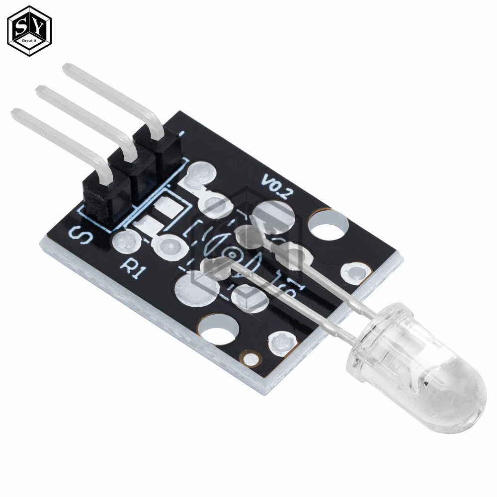 1PCS /5pcs/10pcs  KY-005 3pin Infrared Emission Sensor Module for Arduino Diy Starter Kit KY005