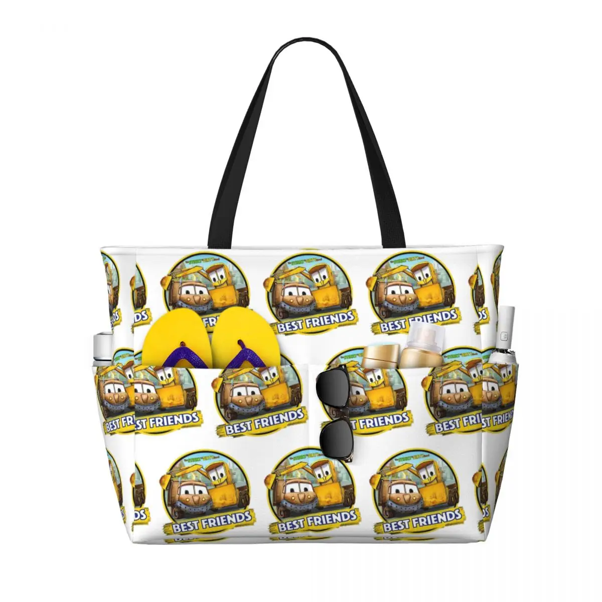 

Stinky And Dirty Show Best Friends Beach Tote Bag Sport Gym Yoga Duffle Large Tote Bag Women Travel Bag Fitness bag