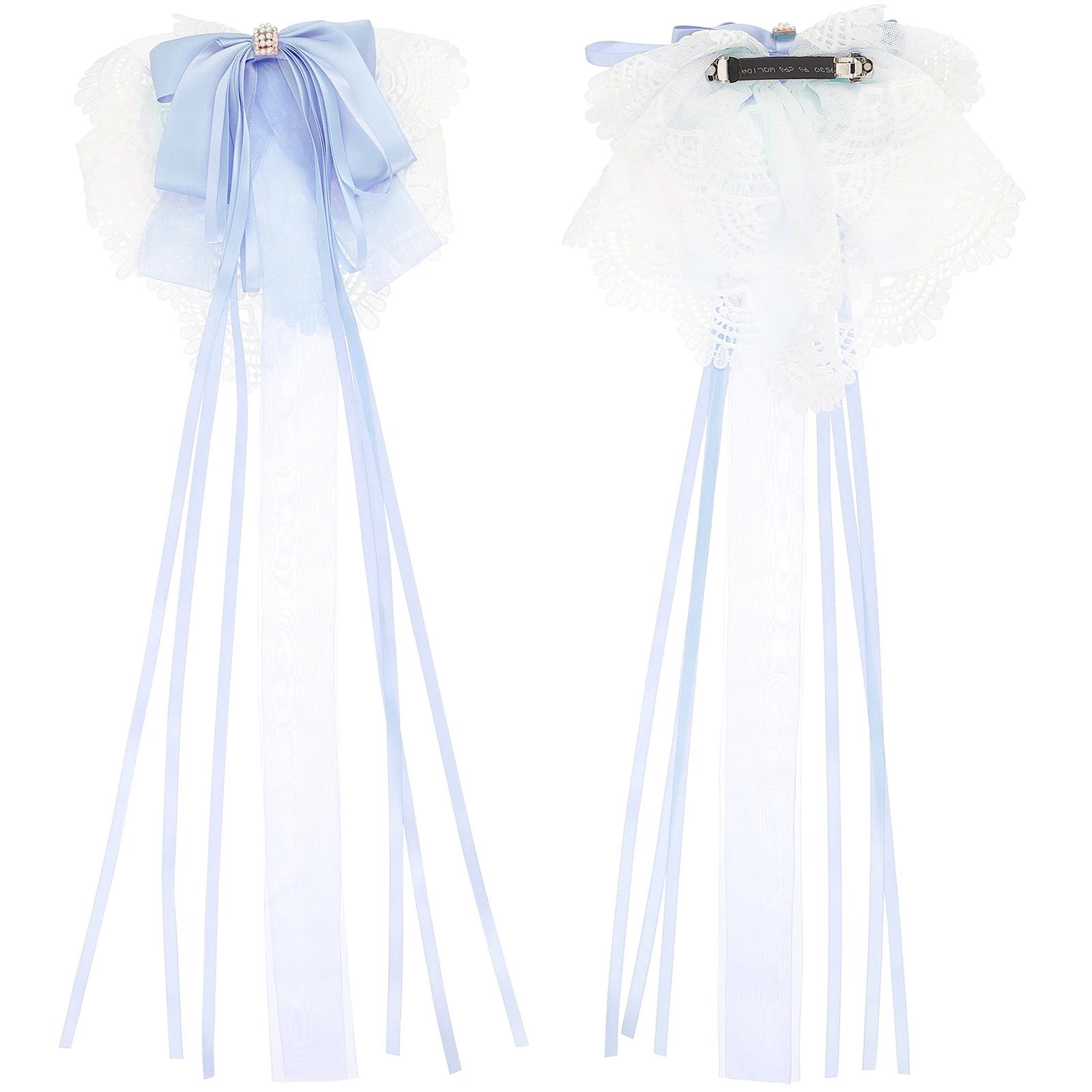 

Bow Hairpin Knot Clip Ribbon Bridal Accessories for Women Bows Clips Headwear Toddler Princess Bowknot