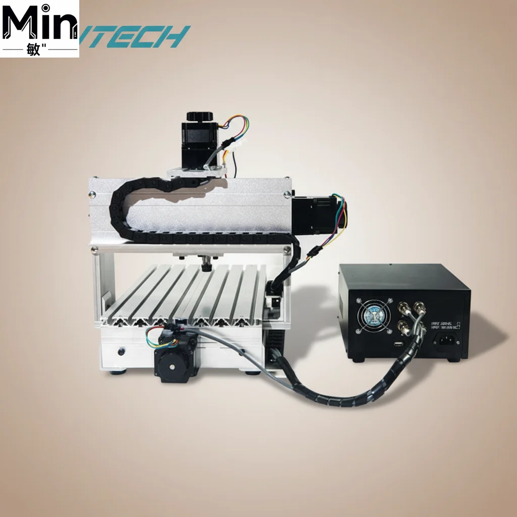 UTECH 3 Axis Ball Screw 3040 Portable Mini CNC Router for Wood Carving Milling Engraving Processing