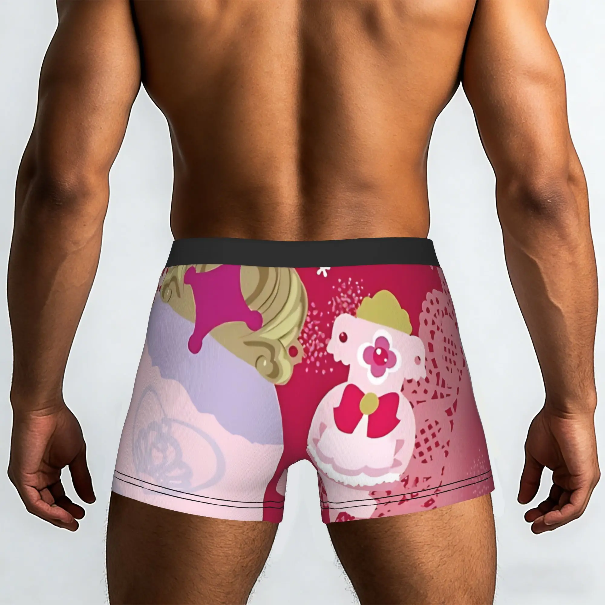 Go! Princess Precure Flora  Bandai Pretty Cure Underpants Breathbale Panties Male Underwear Print Shorts Boxer Briefs