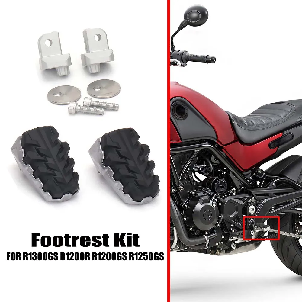 

Motorcycle For Benelli Leoncino 500 Trail 2018-2024 TRK 502 X CNC Foot Pegs Footrest Kit For Aprilia SL 750 Shiver 2007-2016