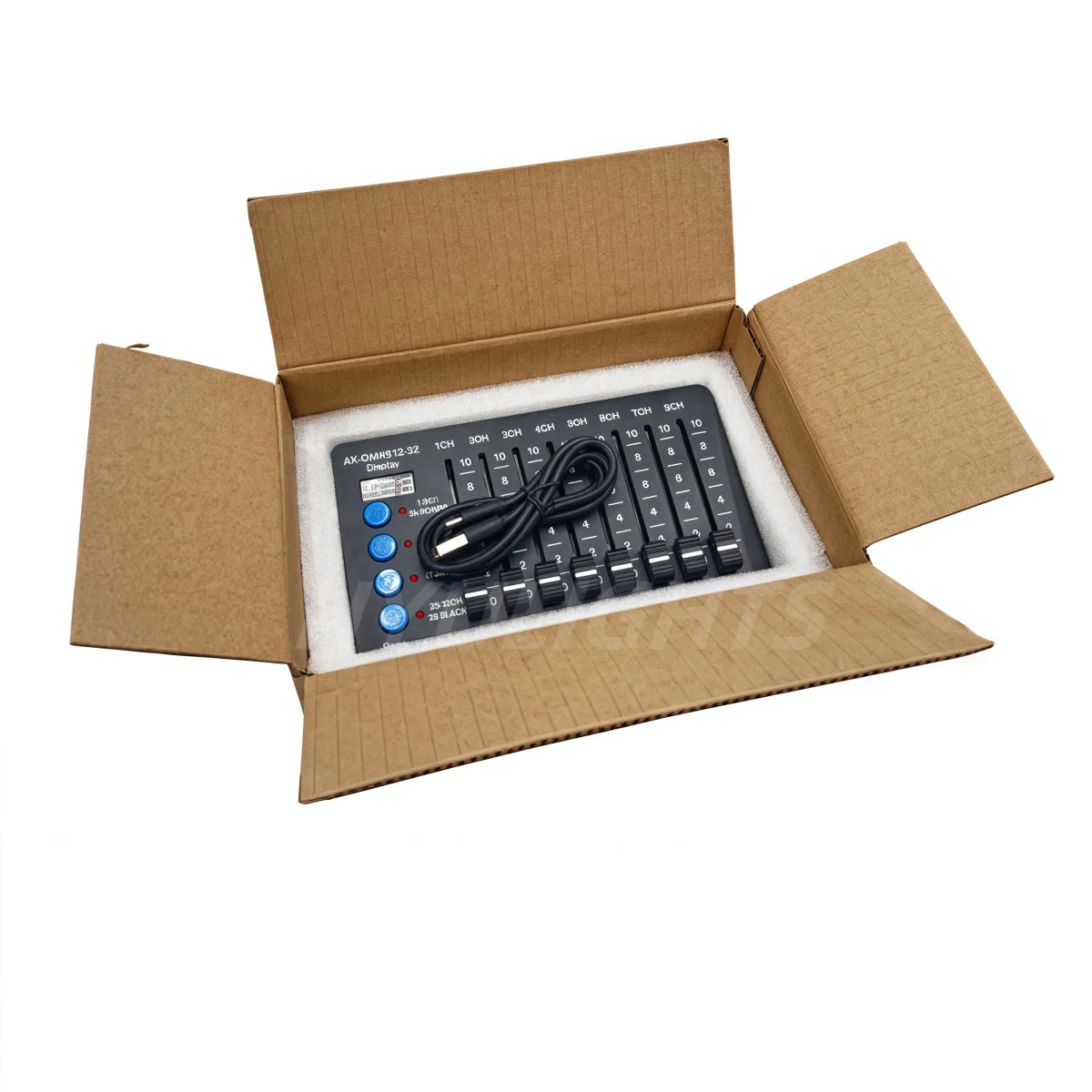 32 Kanaals Eenvoudige Mini DMX512 Controller Type-c Batterij Podiumverlichting Beam LED Par Verlichting Console voor Computer licht Dimmer