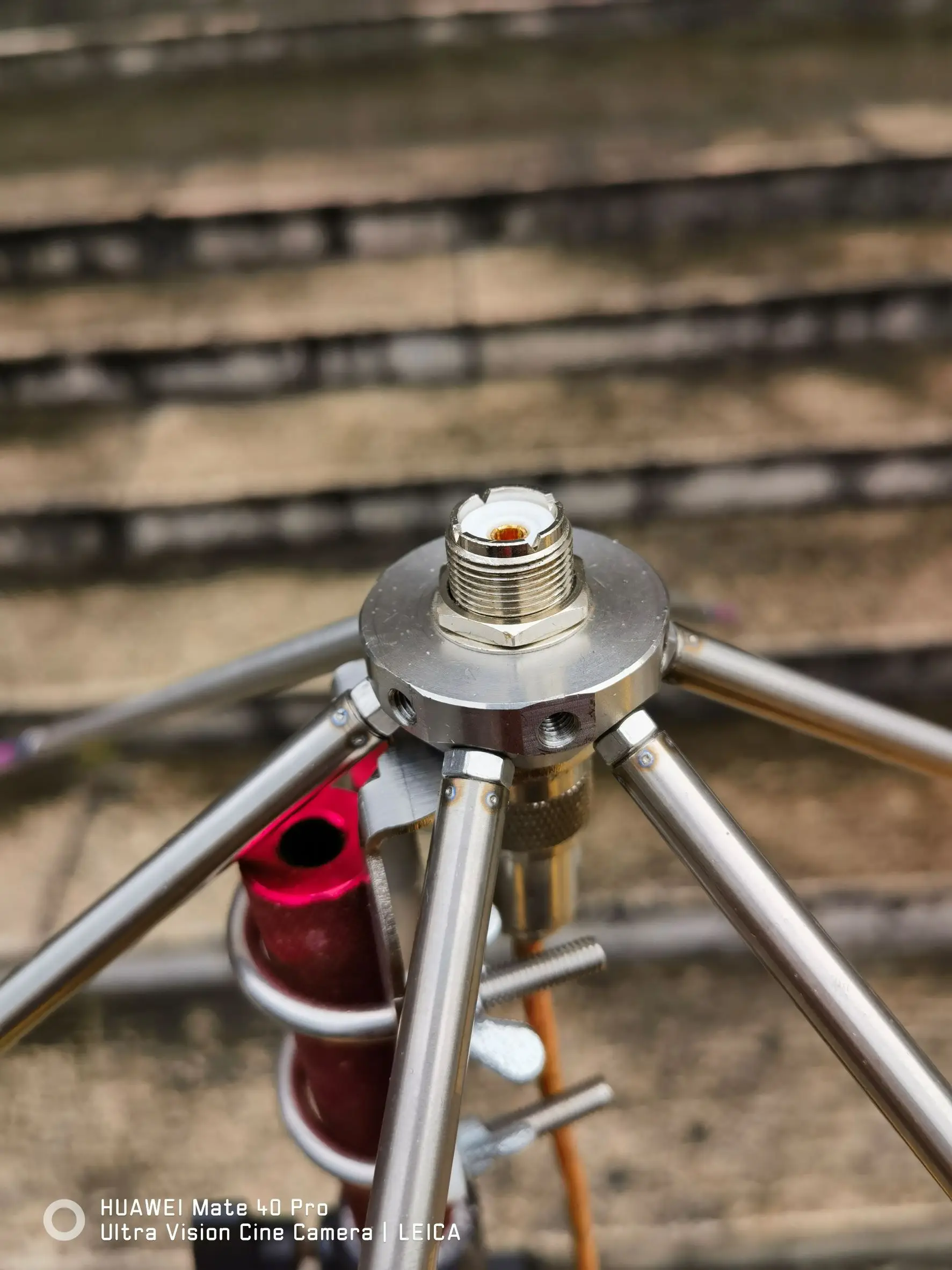 Antena GPS HF Kratka Balkon Przenośna PAC12HAMF Barron Stojąca V Yagi AM — zdjęcie produktu 5