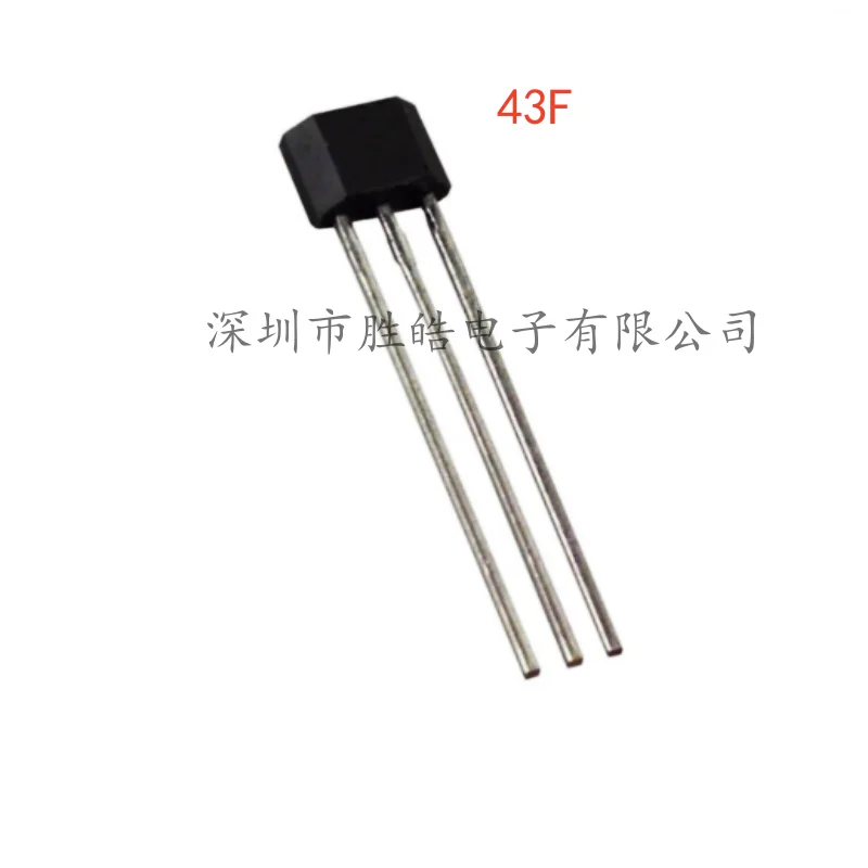 

(10PCS) NEW 43F 43AF SS443F DH43F YS43F SS43F SS443A Hall Effect Sensor Straight In TO92 Integrated Circuit