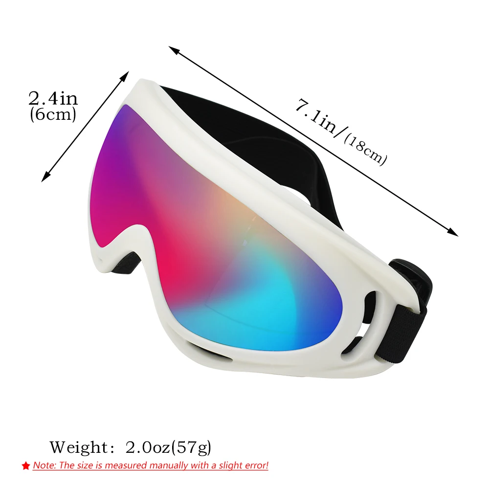 Colored Ski Goggles Windproof and Impact-resistant Work Safety Glasses Stylish Goggles Outdoor Sports Protective Glasses