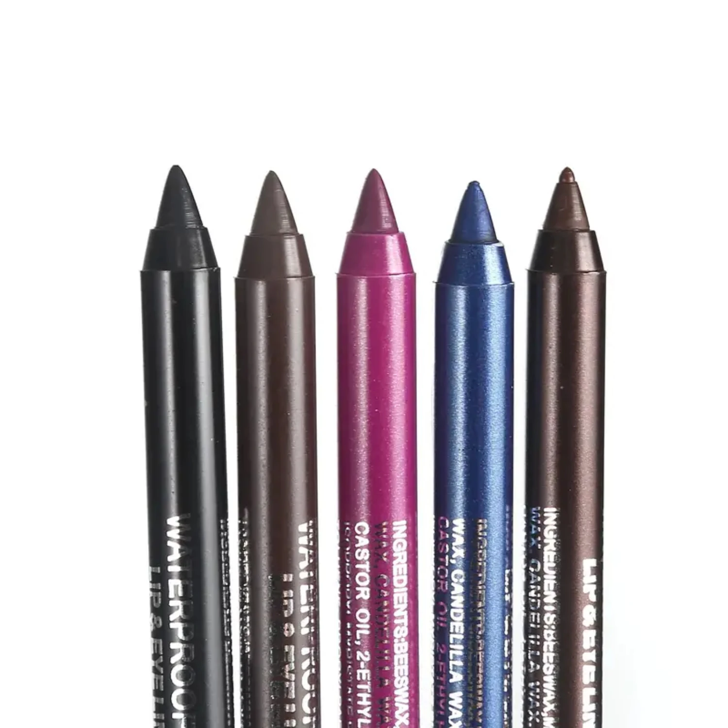 Eyeliner ombretto multicolore professionale impermeabile a lunga durata, penna eyeliner lucida fumé metallizzata, strumenti per il trucco cosmetico per gli occhi