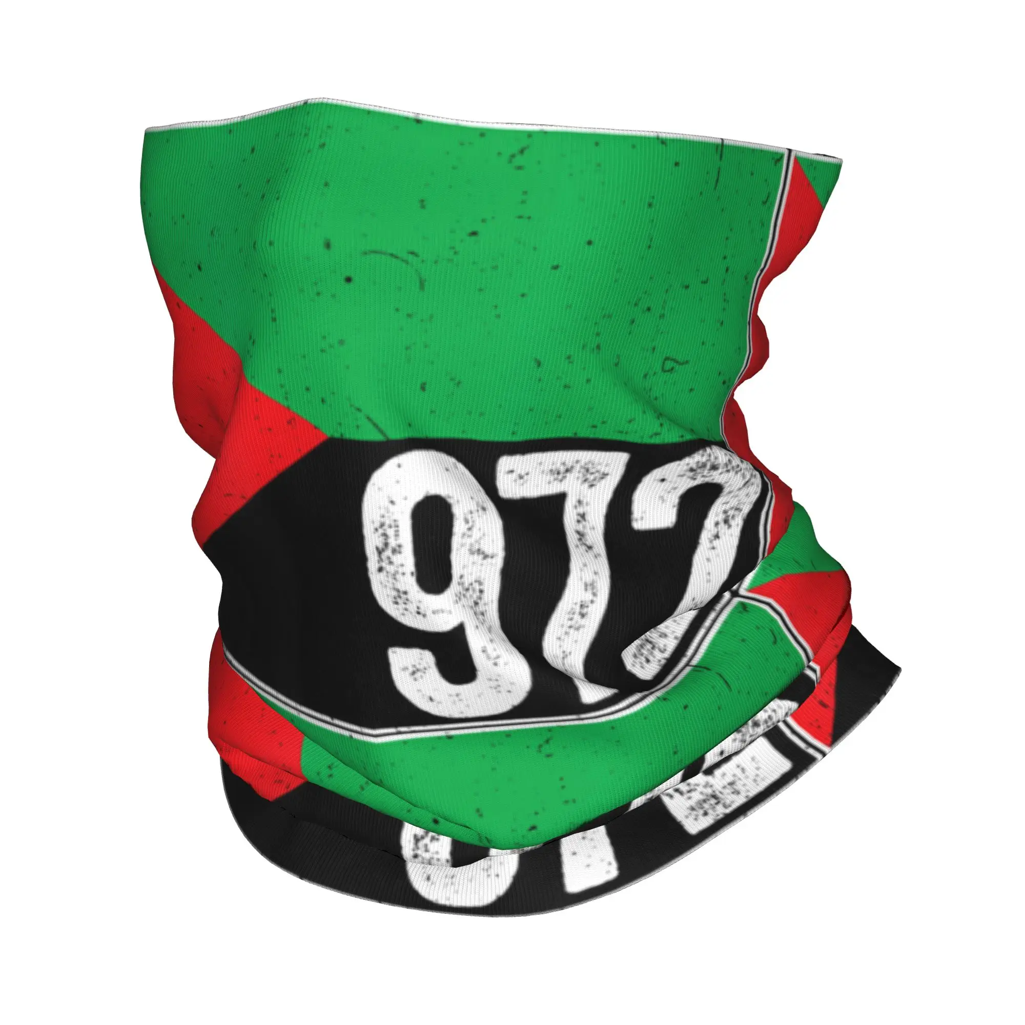 Martinique 972 Madinina Flag Bandana Neck Cover Balaclavas Mask Scarf Printed Island Headband Multi-use Cycling Unisex Adult