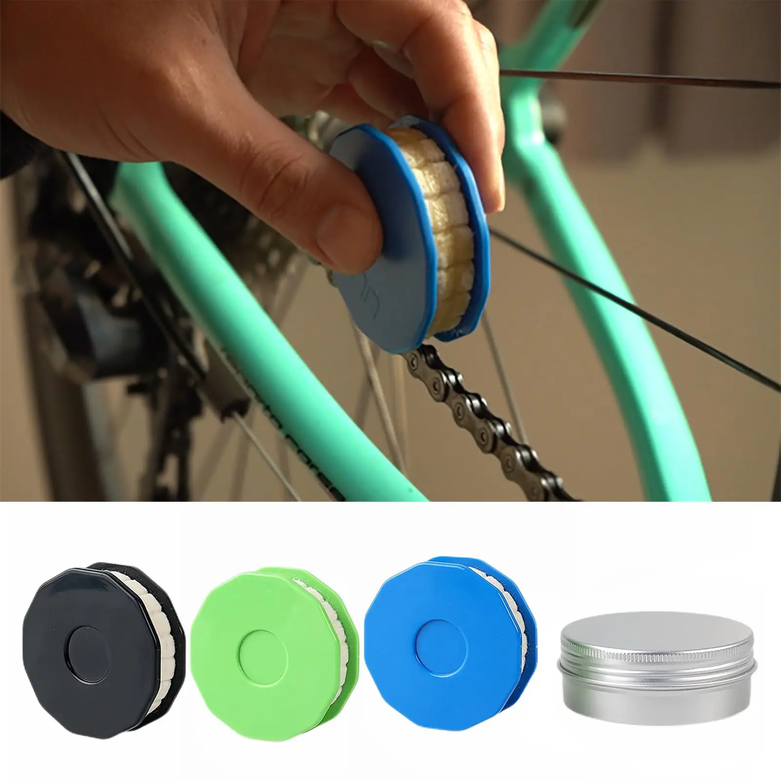 

Magnetic Bicycle Chain Lubricator - Precision Gear Oiler with Roller for Bike Maintenance, High-Quality Cycling Tool