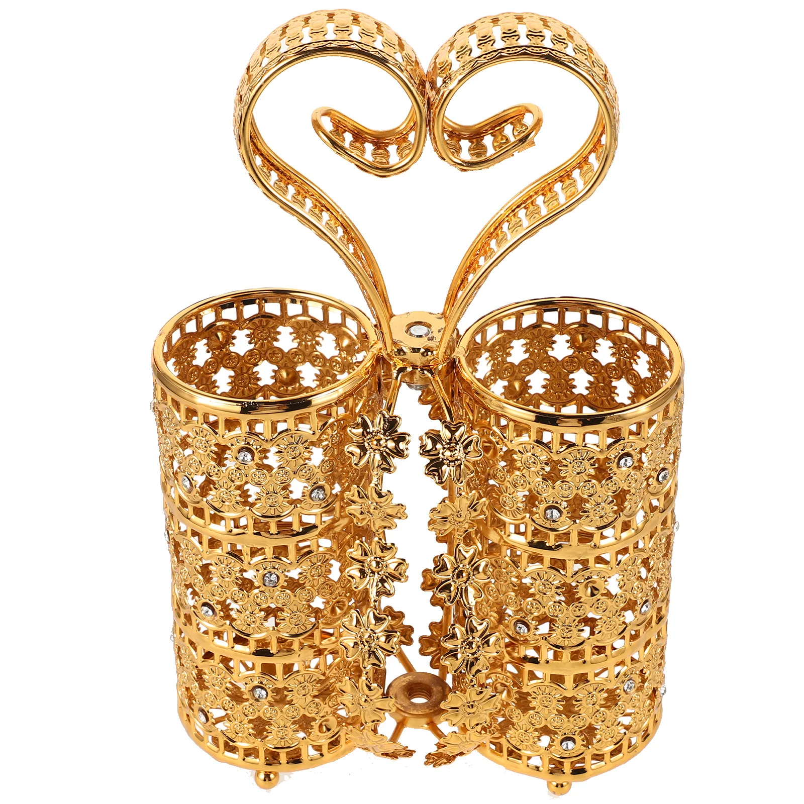 

Stylish Iron Cutlery Holder Spoon Fork Storage Rack Space Saving Kitchen Desktop Container Chopstick Drying Rack