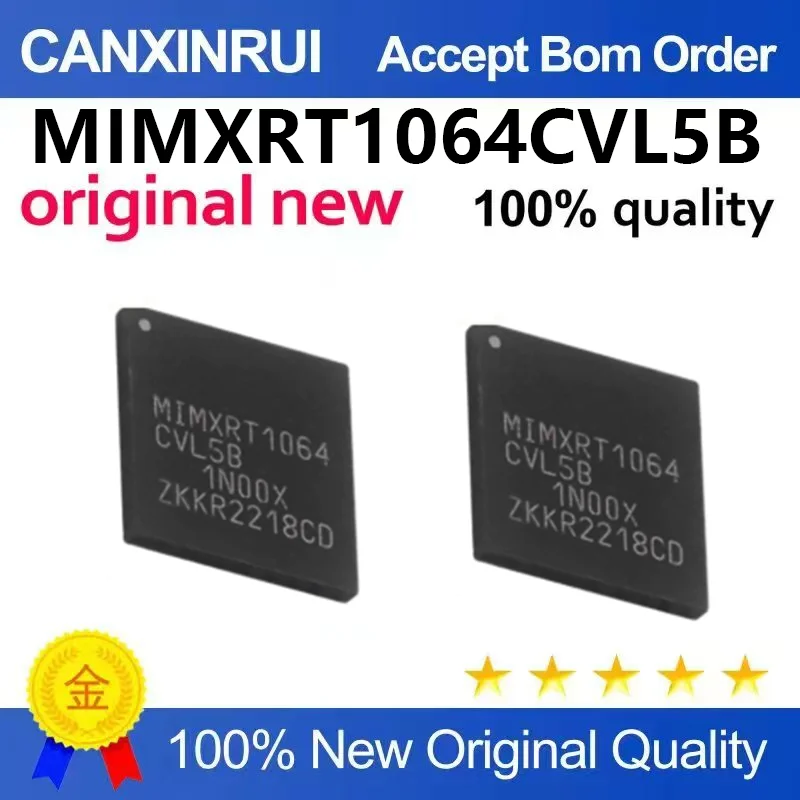 （5pcs-100pcs）Brand new original MIMXRT1064CVL5B packaged BGA-196 MCU microcontroller IC chip