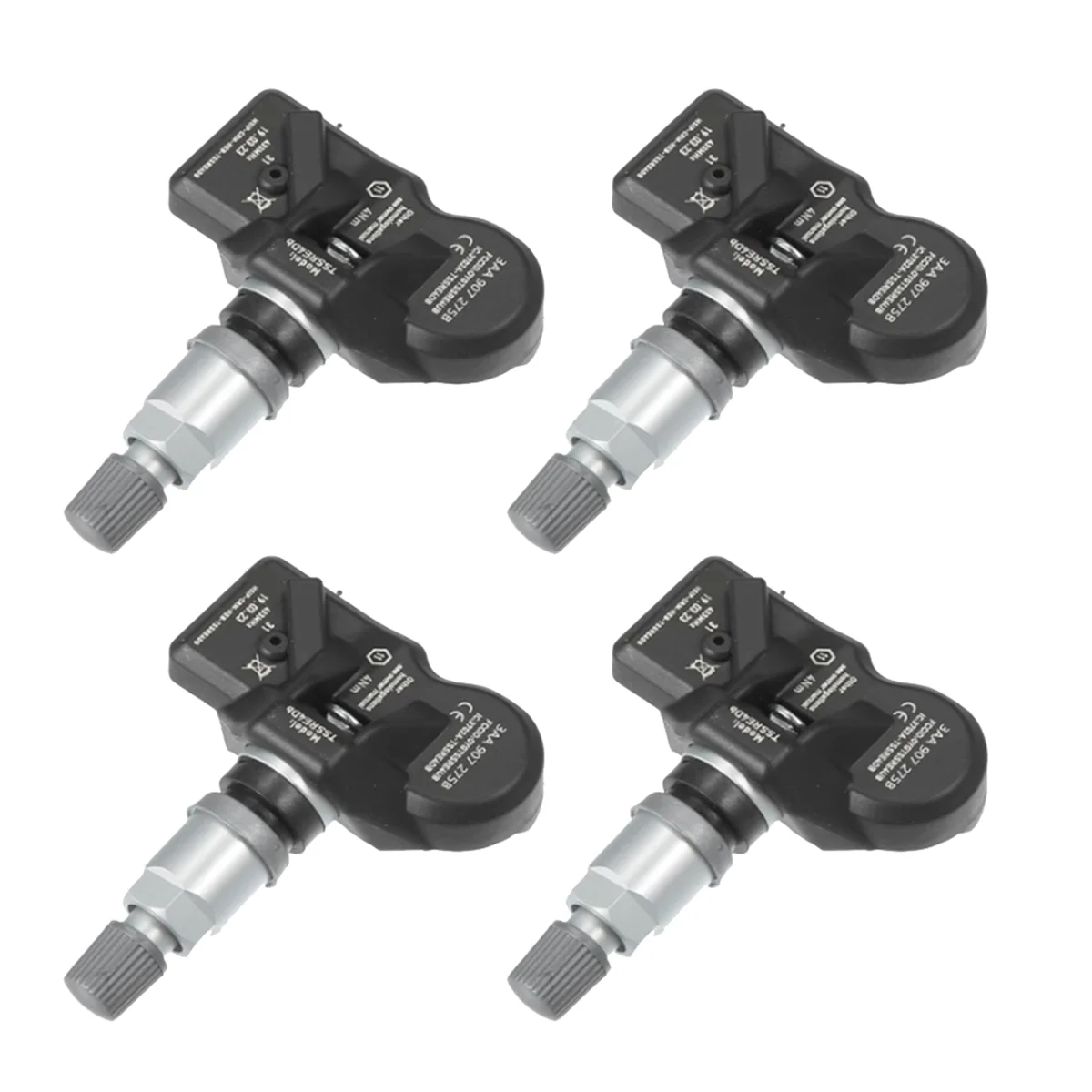 

4Pcs Car TPMS Sensor Tire Pressure Sensor 3AA907275B 3AA907275 for VW CC 2011-2017 Passat Tiguan Tire Pressure Monitor