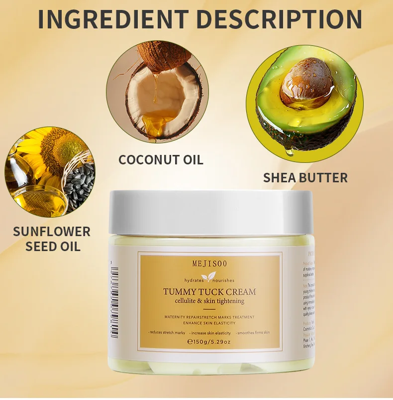 Moisturizing and Nourishing Skin, Comfortable and Smooth Abdominal Repair Cream 150g