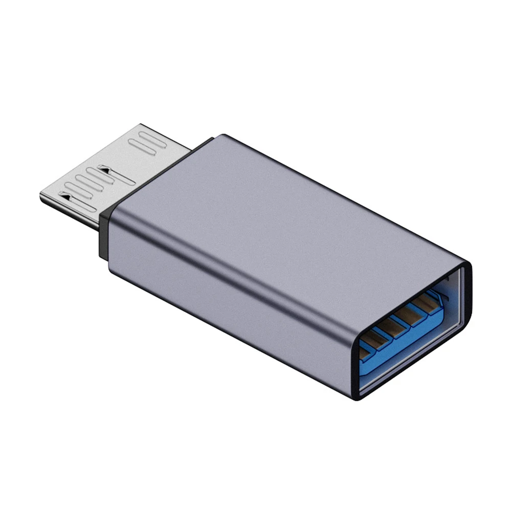 USB C naar Micro B USB 3.0-adapter Type C Female naar Micro B Male Snel opladen USB Micro 3.0 naar Type C Supersnelheid voor laptop HDD