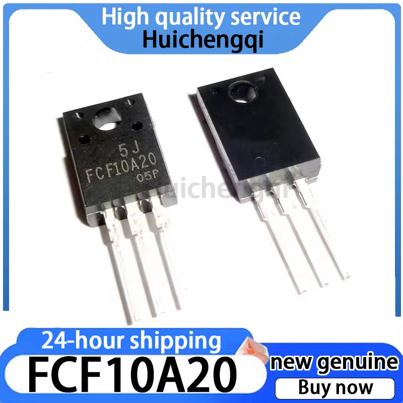 5PCS Original Genuine FCF10A20 Direct Insertion TO-220F 3-pin/fast Recovery Diode 10A 200V