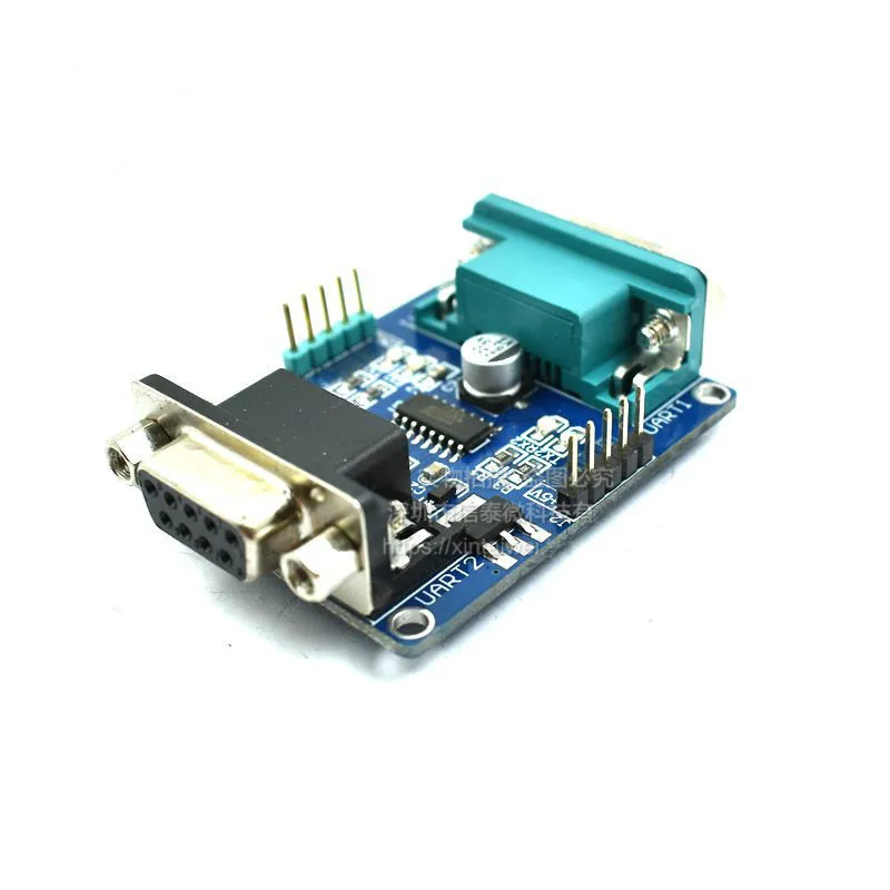 Rs232 de alta qualidade ao módulo de ttl/rs232 ao módulo de uart o módulo da porta serial da dobro-cabeça suporta 3.3v/5v