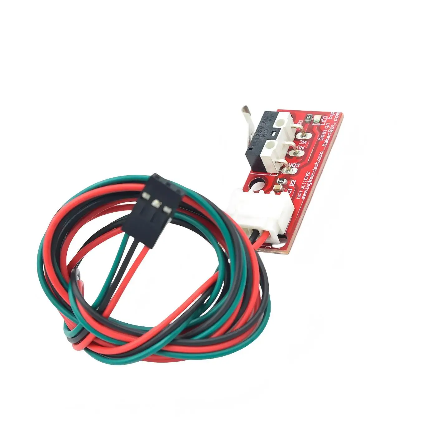 1/3/5pcs Endstop Switch 3D Printer parts RAMPS 1.4 for Arduino End stop Limit Switch+ Cable ， Mechanical Endstop Swith