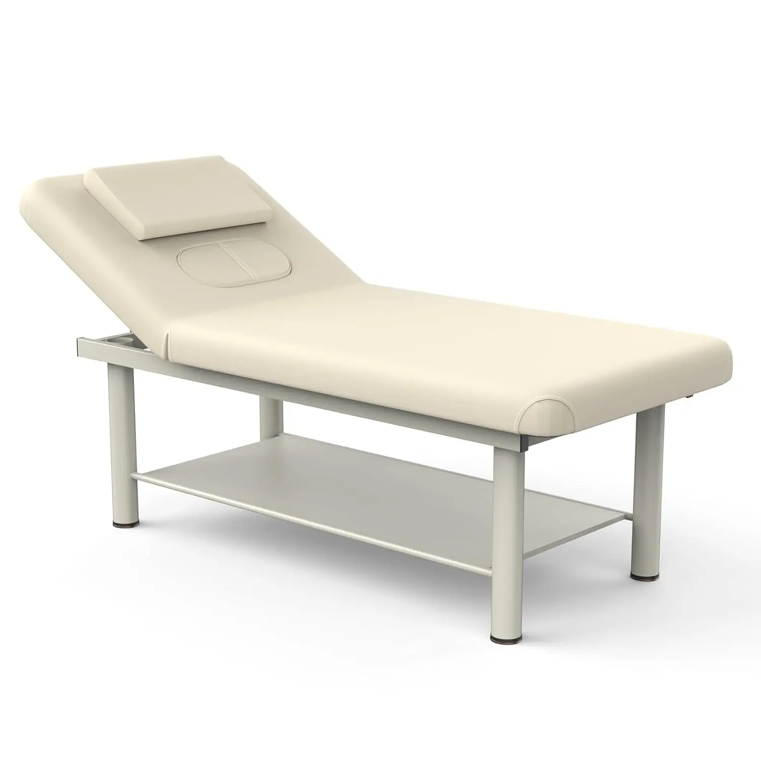 

Heavy Duty Professional Stationary Massage Bed with Backrest for Treatment Physical Therapy Spa Facial, Customized