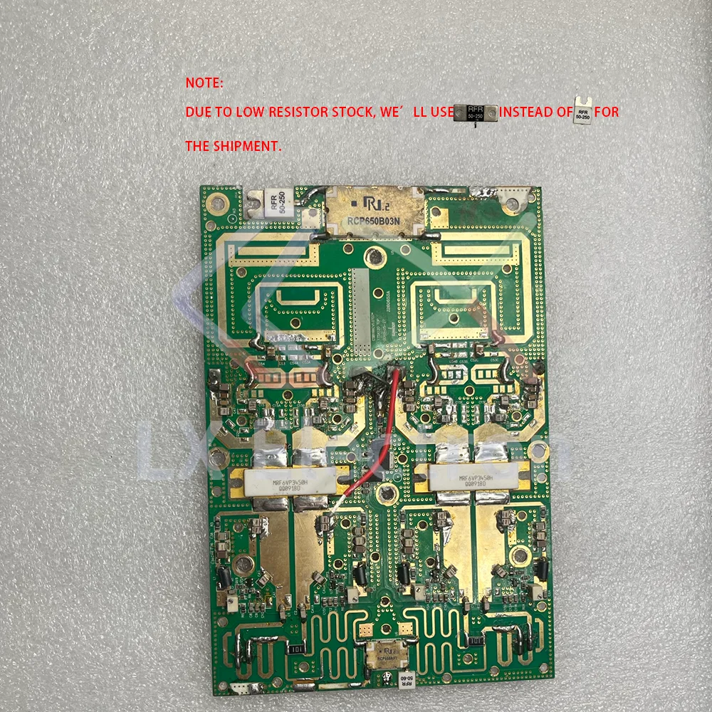 1pcs 500W High-Power RF Amplifier Board (MRF6VP3450H), 400-900MHz,36-50V, 5-25W Input, Tested PCB, Working Properly