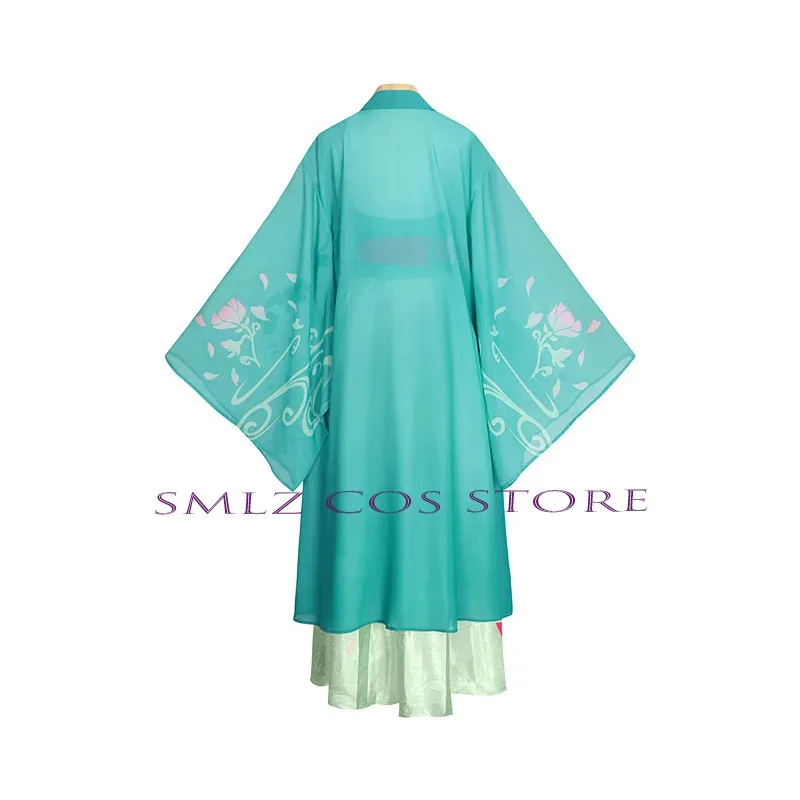 Smlz ماو ماو ماوماو تأثيري حلي شعر مستعار يوميات الصيدلية S2 أنيمي تأثيري Hanfu فستان تقليدي قديم بدلة نسائية يتوهم