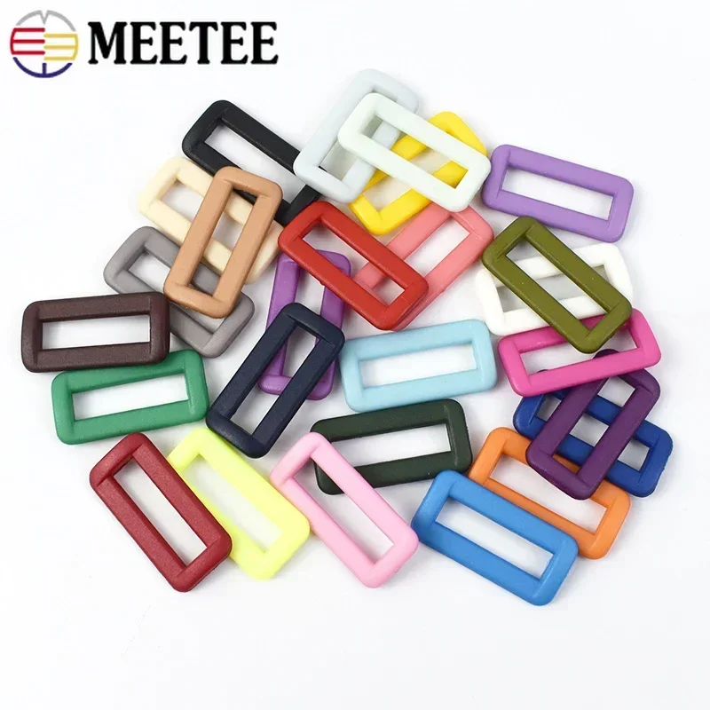 15/20/25/30mm Plastic Ring Buckles for Bag Strap Webbing Belt Clasp Backpack Adjuster Loops DIY Garments Sewing Accessories