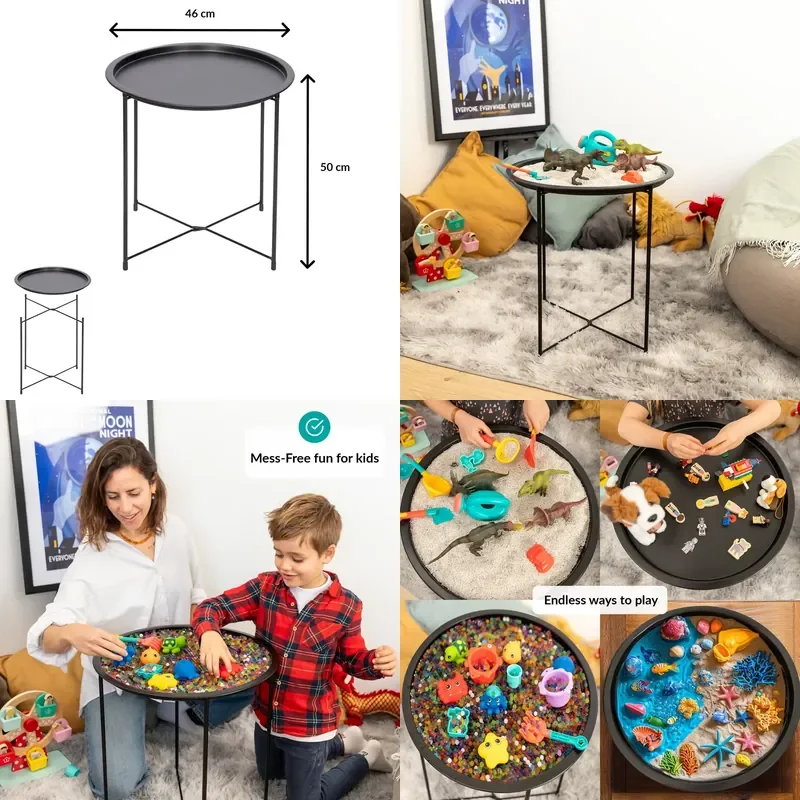 for Tuff Tray with Children Sensory Table  Sand and Water Exploration Game Indoor Outdoor Activities