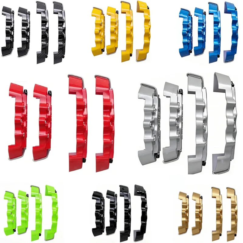 8 Colors 4 Pcs Plastic Brake Caliper Cover 3D Logo (Come Without Glue) KUNBABY Car Aceessories