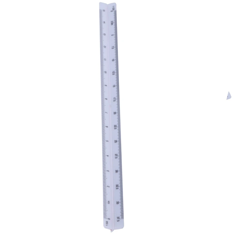 

Scale Ruler 30cm Triangular Ruler Metric Scale 1:20 1:25 1:50 1:75 1:100 1:125/1:100 1:200 1:250 1:300 1:400