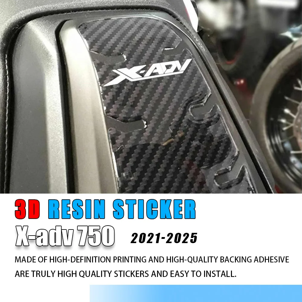 

For X ADV 750 Tank Protective Stickers 2017- 2025 XADV750 Accessories 3D Gel Stickers