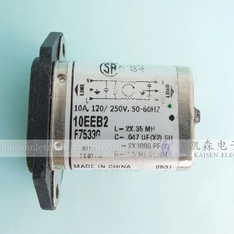 10 eeb2 EEA Series F7533G 1-6609001-1 10A filtro uscita resistente alle interferenze