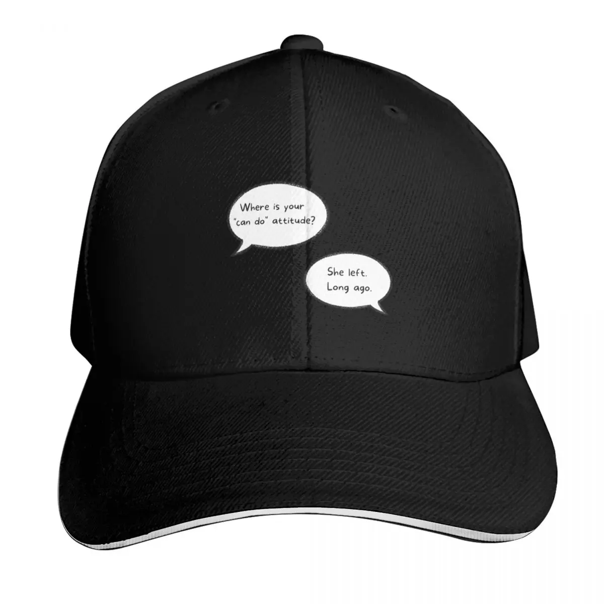 Heartstopper Nick quote, Where is your can do attitude?, she left, Heartstopper Nick and Charlie's quote Baseball Cap