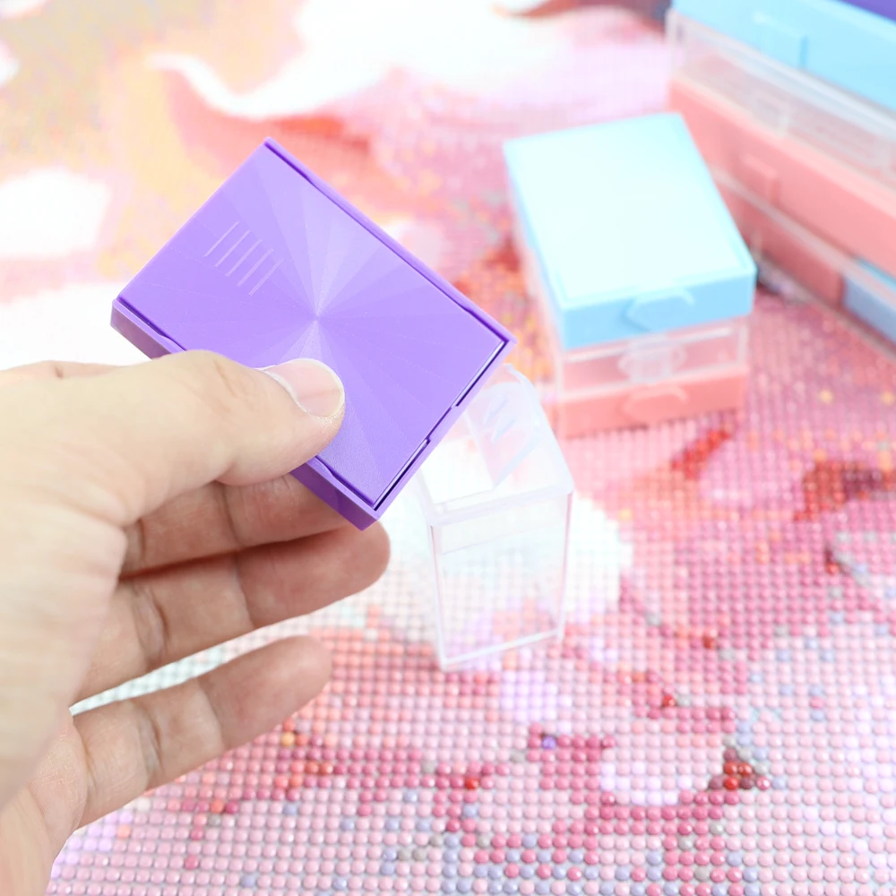 Bandeja de pintura de diamantes 4 en 1, placa multifuncional para clasificar diamantes, accesorios para herramientas de pintura de diamantes DIY