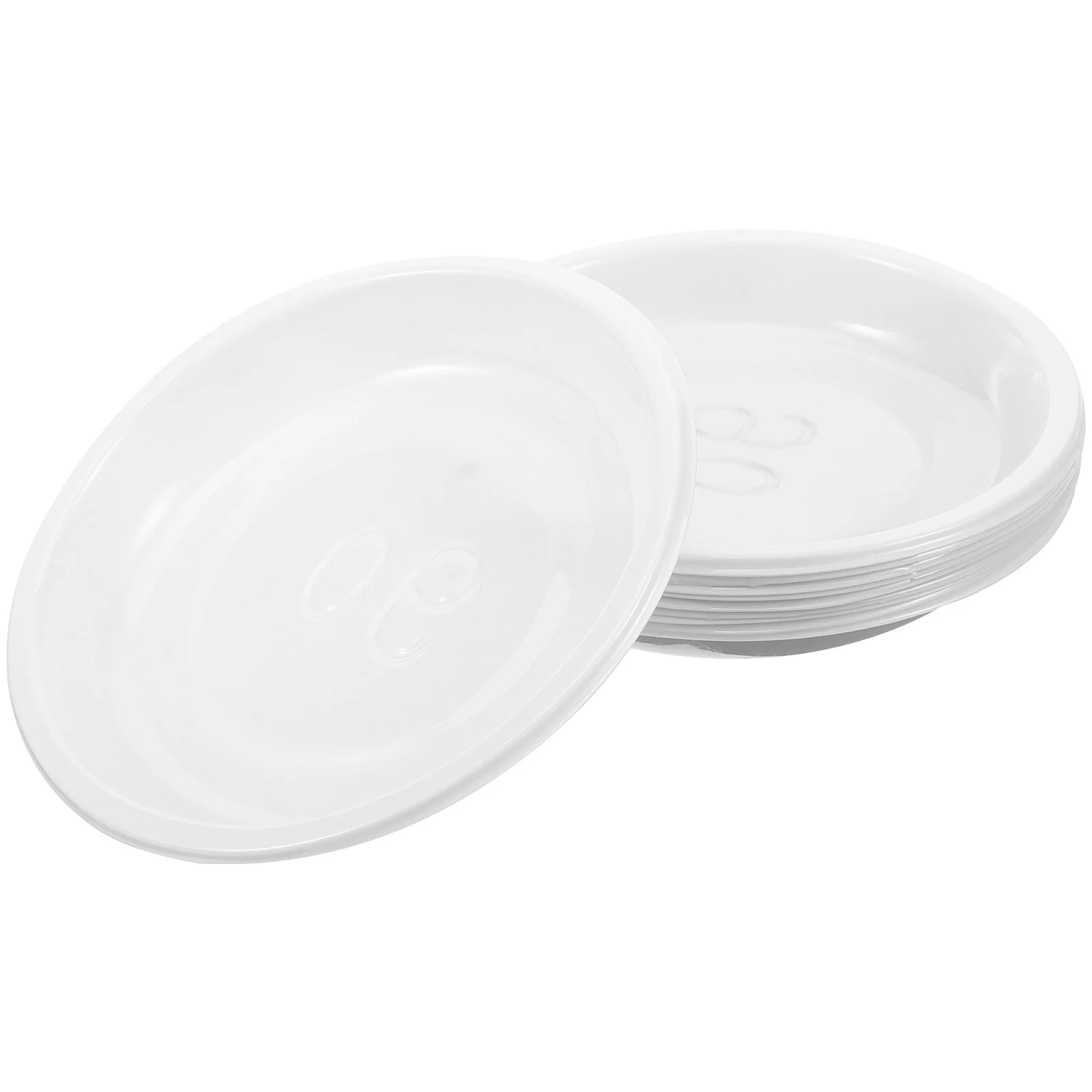 10Pcs Plastic Plant Saucers Durable Water Catcher Trays for Potted Plants Non-Slip Design Garden Accessories Planting Tray