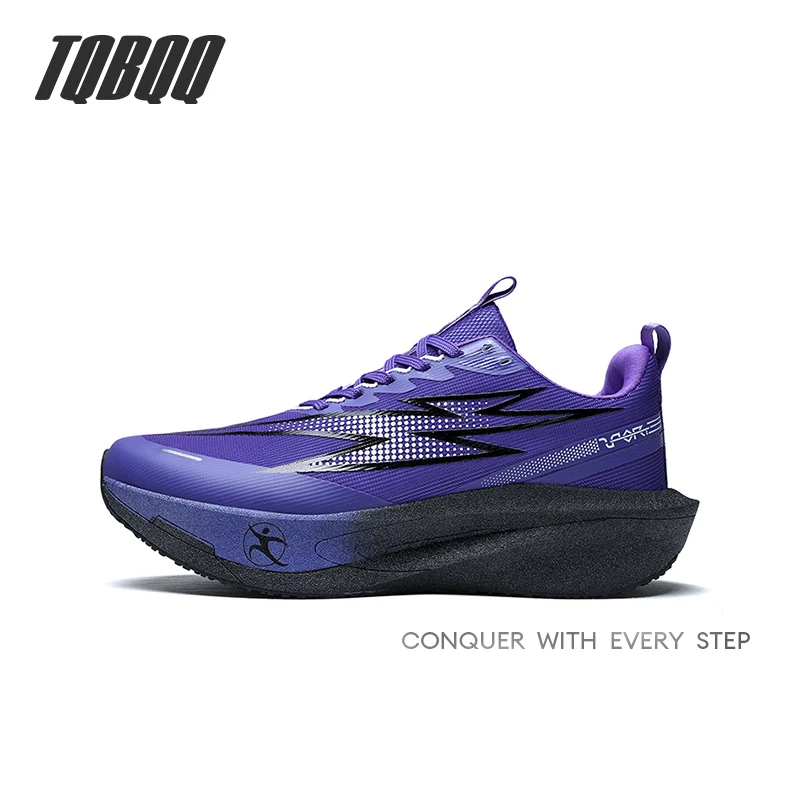 

Men's Running Shoes Speciality Carbon Board Marathon Sports Shoes Women's Breathable Lightweight Athletic Nonskid Sneakers
