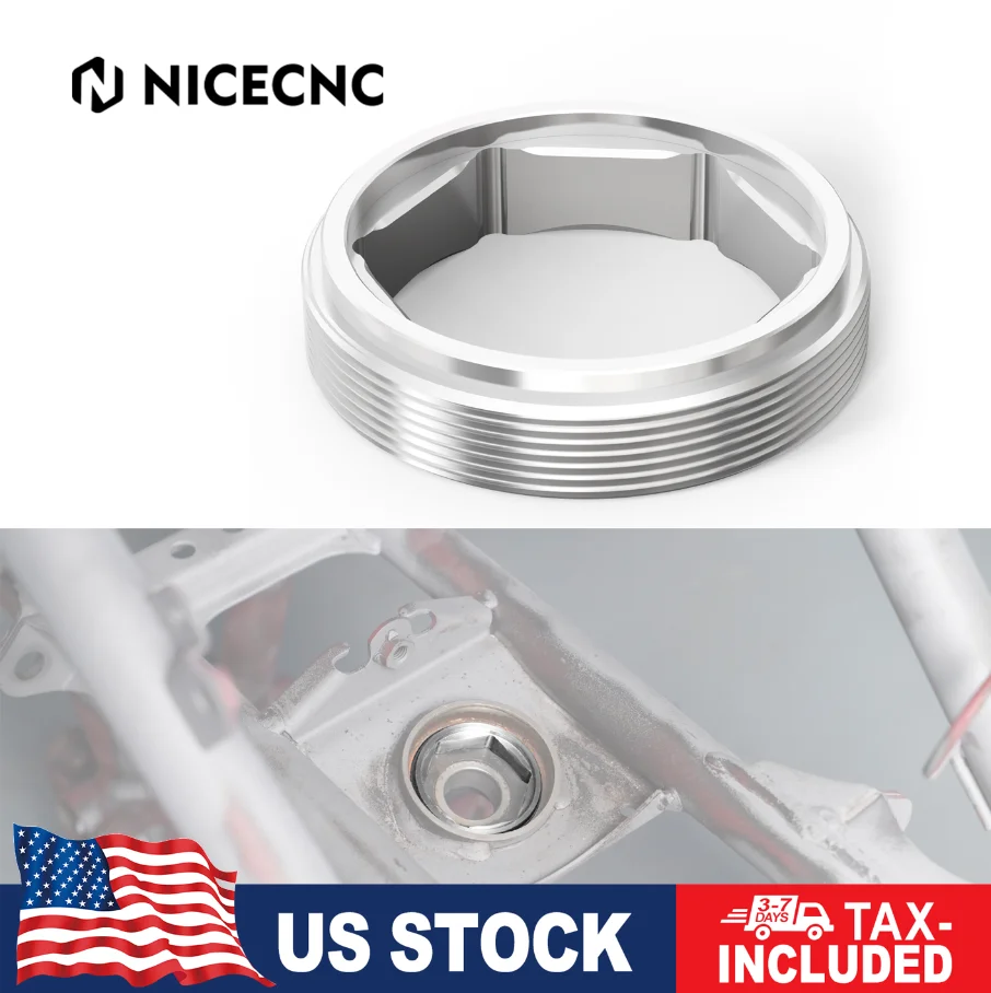 

ATV For YFZ450 Raptor 700 Steering Stem Bearing Holder Nut For Yamaha Raptor 700R 660R YFZ450R Grizzly 550 450 400 Banhsee 350